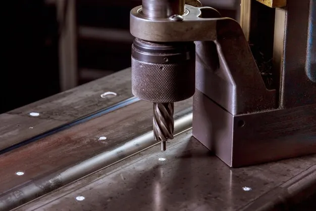 Сверление отверстий в толстом металле для технологического оборудования